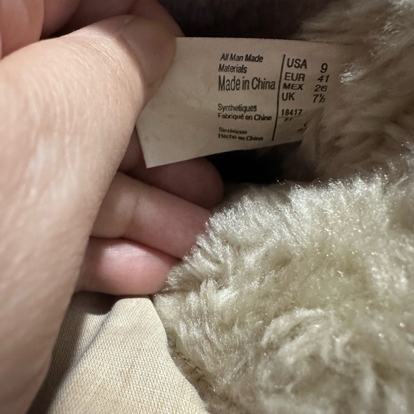 Women's Tan Fur Lined Winter Boots - Picture 5 of 6